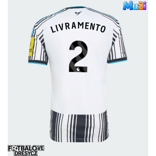Newcastle United Tino Livramento #2 Domácí Dres 2026-27 Krátký Rukáv Newcastle United Tino Livramento #2 Domácí Dres 2026-27 Krátký Rukáv